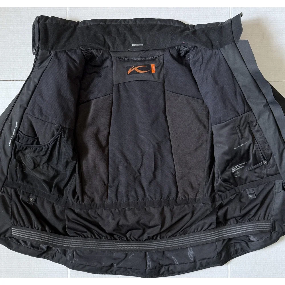 KJUS System - Men's‎ Black Storm Hood Dermizax Primalof Ski Jacket - Size 42